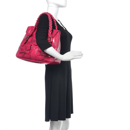 Valentino Garavani Patent Large Histoire Pink 2 of 11