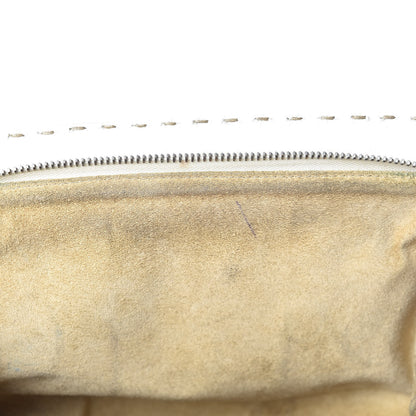 Fendi Calfskin Romano Selleria Adele 1328 Bag White 9 of 38
