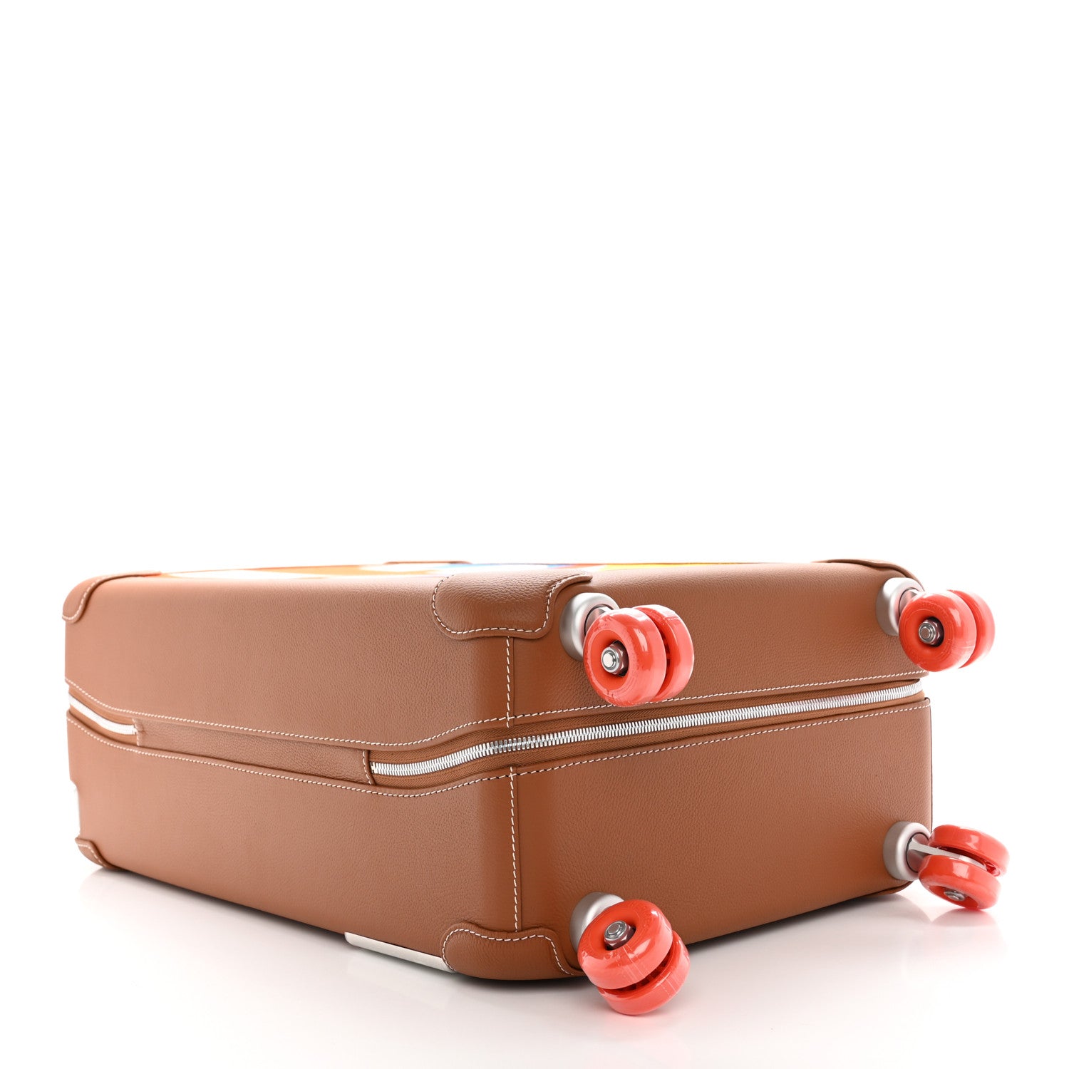 Hermes Canvas Taurillon Regate RMS Rolling Trolley Luggage Multicolor 3 of 10