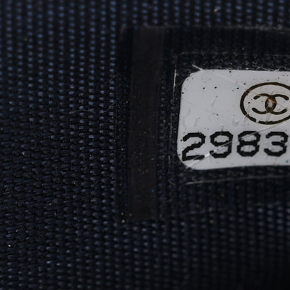 Chanel Lambskin Quilted Pearl Crush Wallet on Chain WOC Navy 8 of 11
