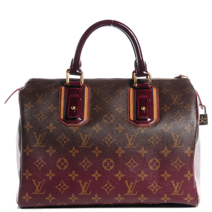 Louis Vuitton Monogram Mirage Speedy 30 Bordeaux 1 of 8