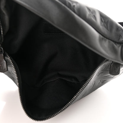 Louis Vuitton Calfskin Monogram Shadow Discovery Bumbag Black 5 of 12