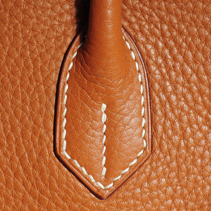 Hermes Taurillon Clemence Birkin 30 Gold 10 of 30