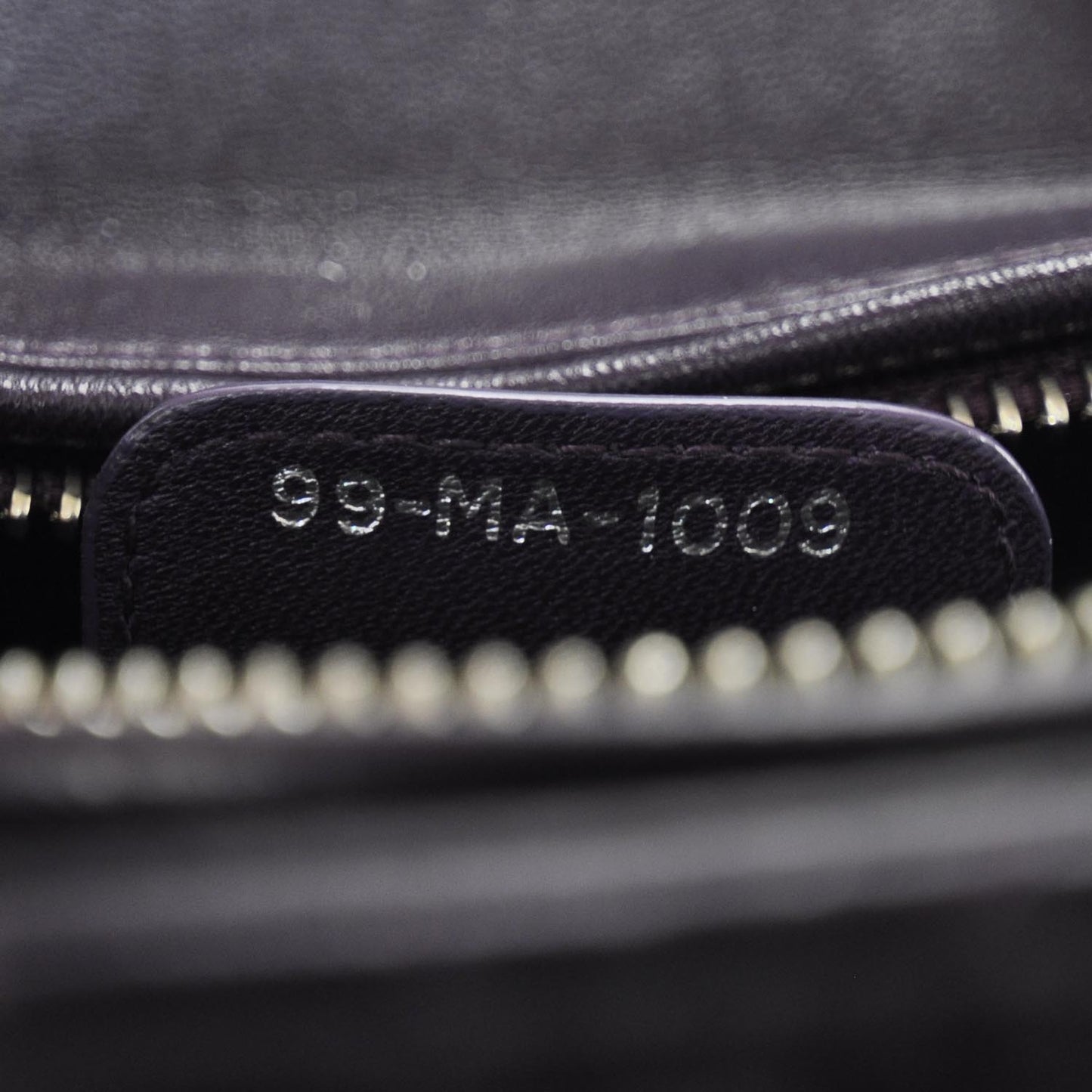 Lambskin Cannage Large Lady Dior Amaranth