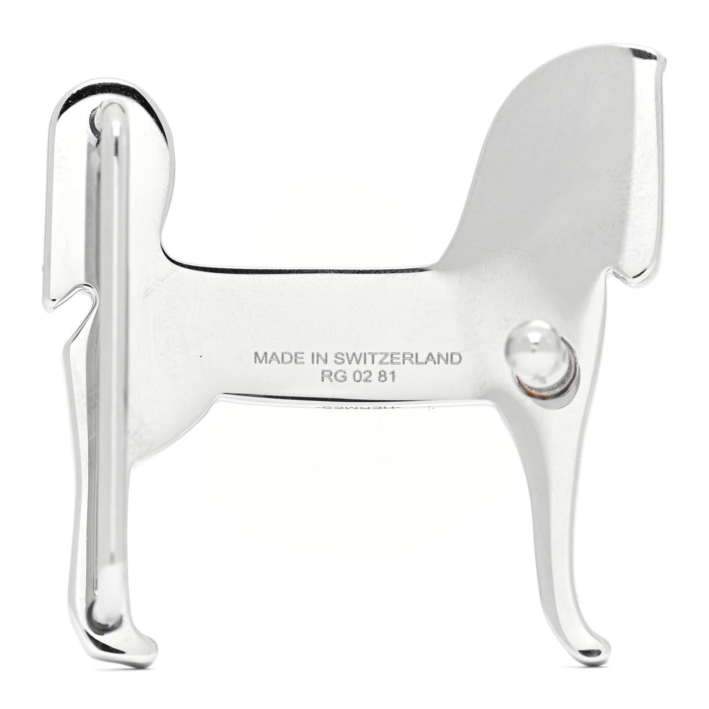 Brushed Palladium Panache Belt Buckle