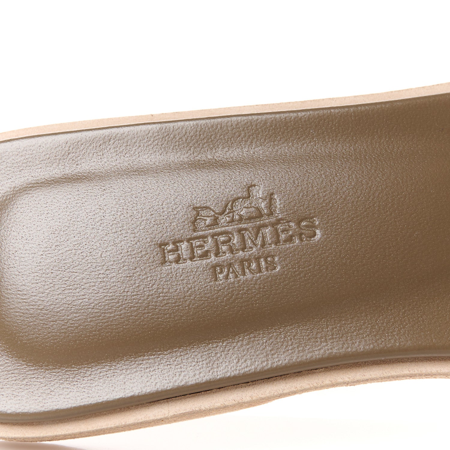 Hermes Epsom Oran Sandals 36 Etoupe 7 of 8