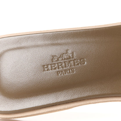Hermes Epsom Oran Sandals 36 Etoupe 7 of 8