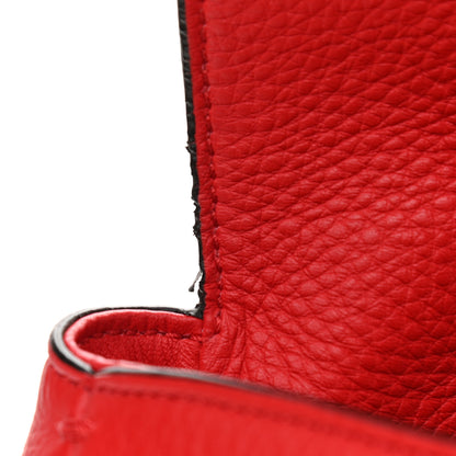Givenchy Waxy Grained Calfskin Mini Pandora Pure Flap Bag Medium Red 11 of 13