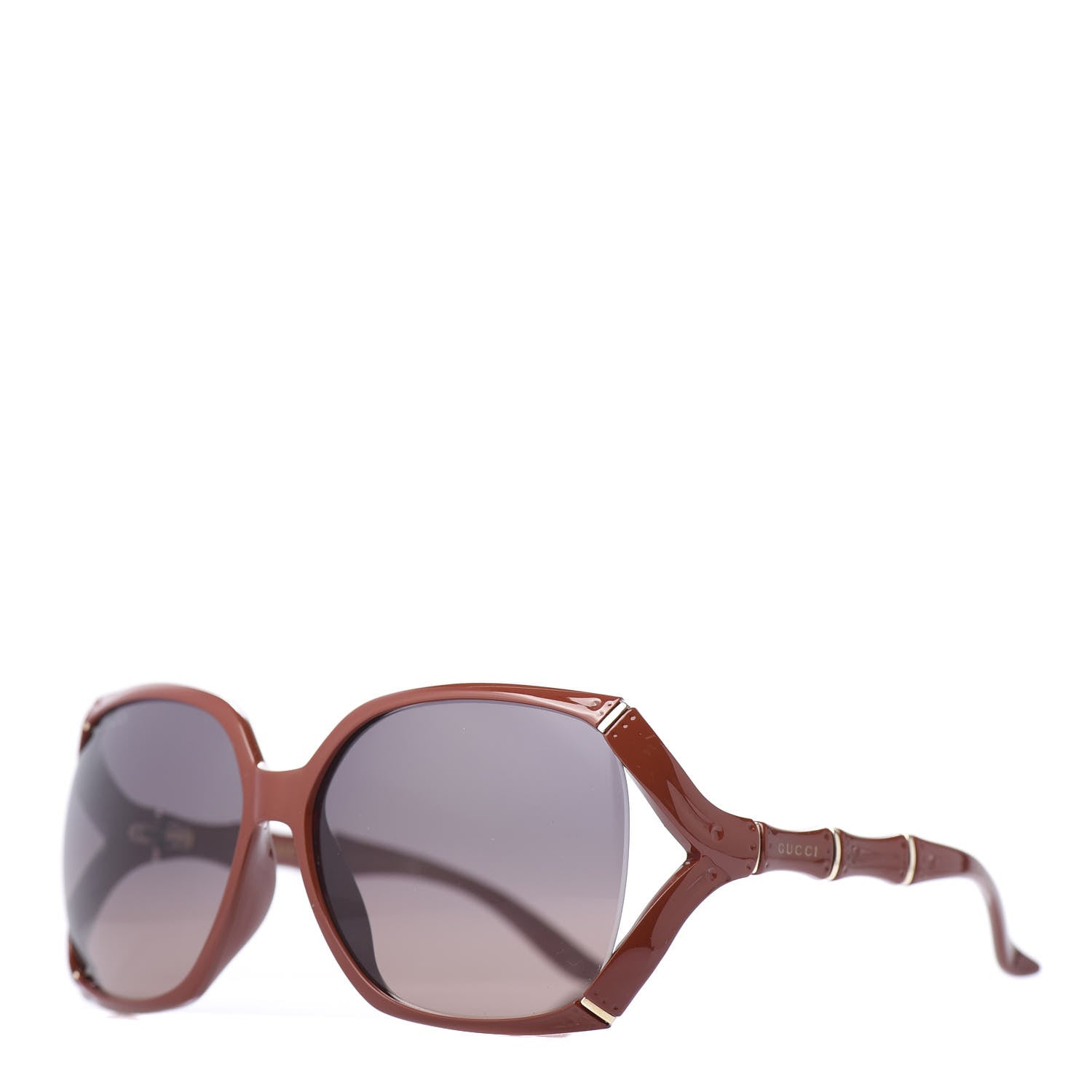 Gucci Bamboo Effect Sunglasses GG0505S Red 1 of 8