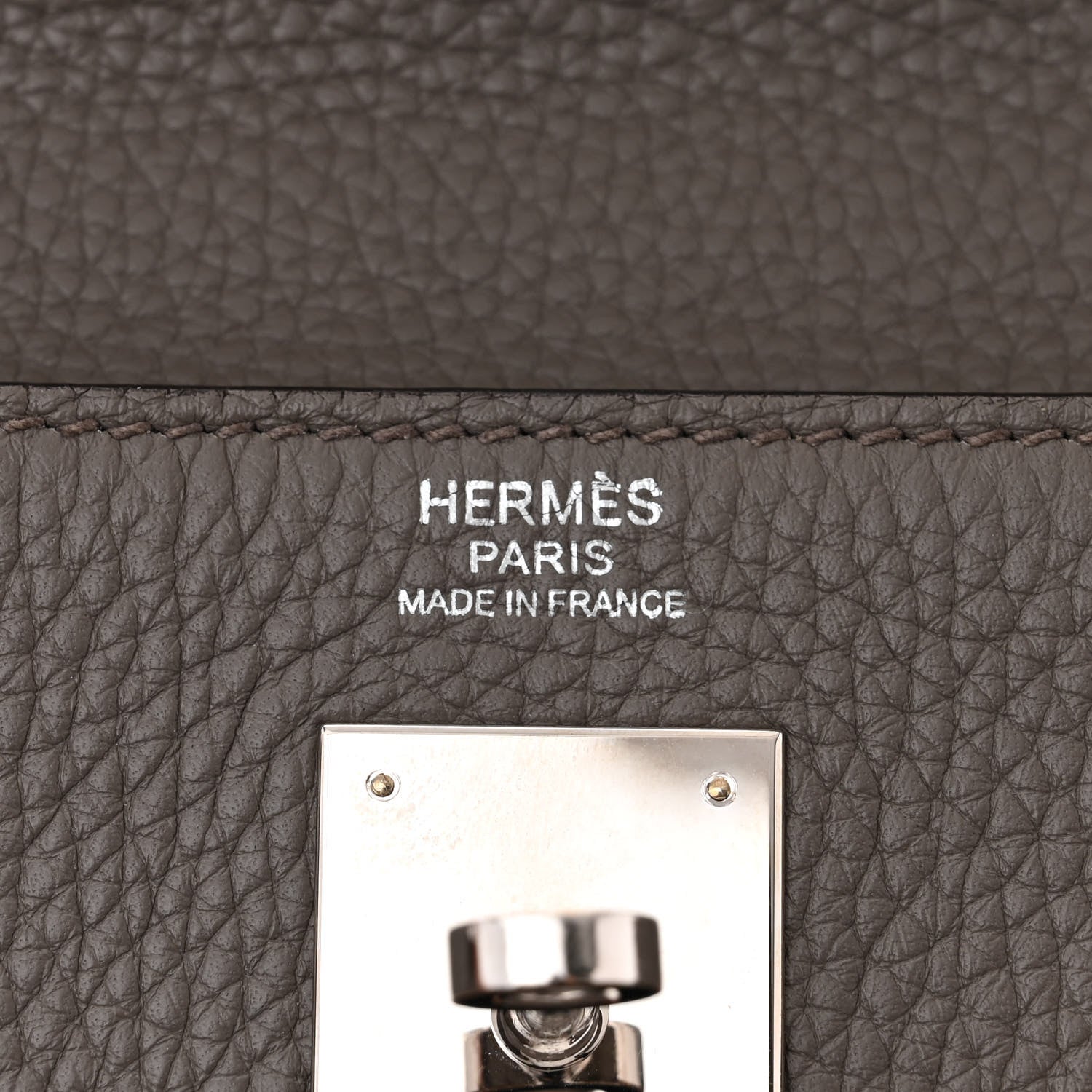 Hermes Togo Kelly Retourne 32 Etain 6 of 15
