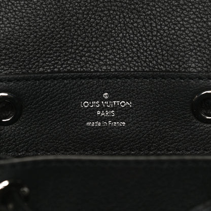 Louis Vuitton Calfskin Lockme Mini Backpack Black 6 of 14