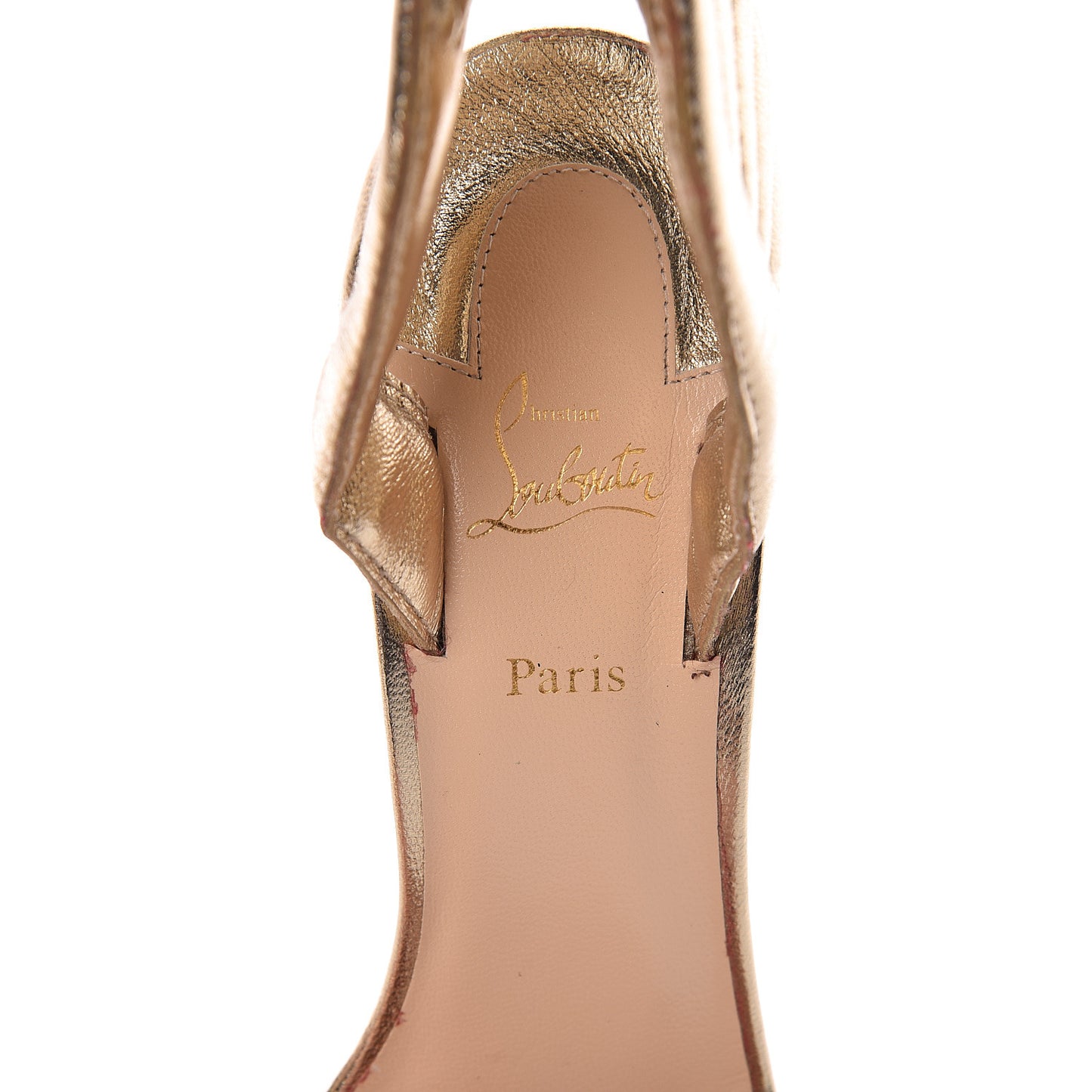 Metallic Nappa Samotresse 100 Sandals 39 Light Gold