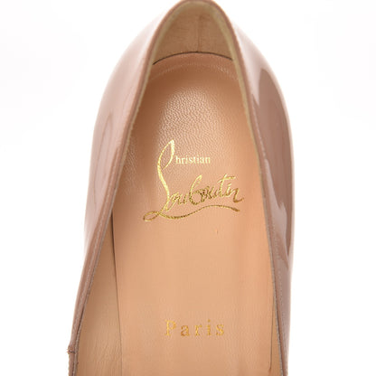 Christian Louboutin Patent Pigalle 120 Pumps 39.5 Nude 7 of 10