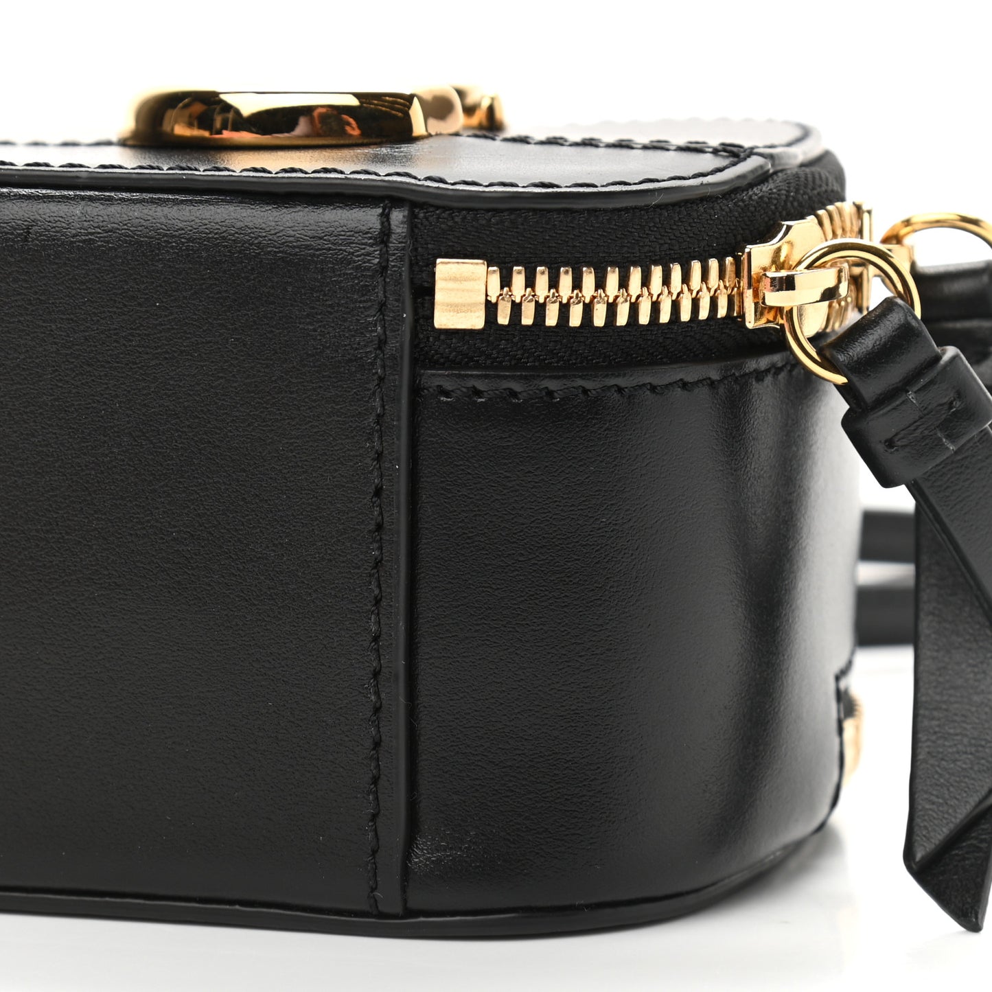 Calfskin Mini C Vanity Bag Black