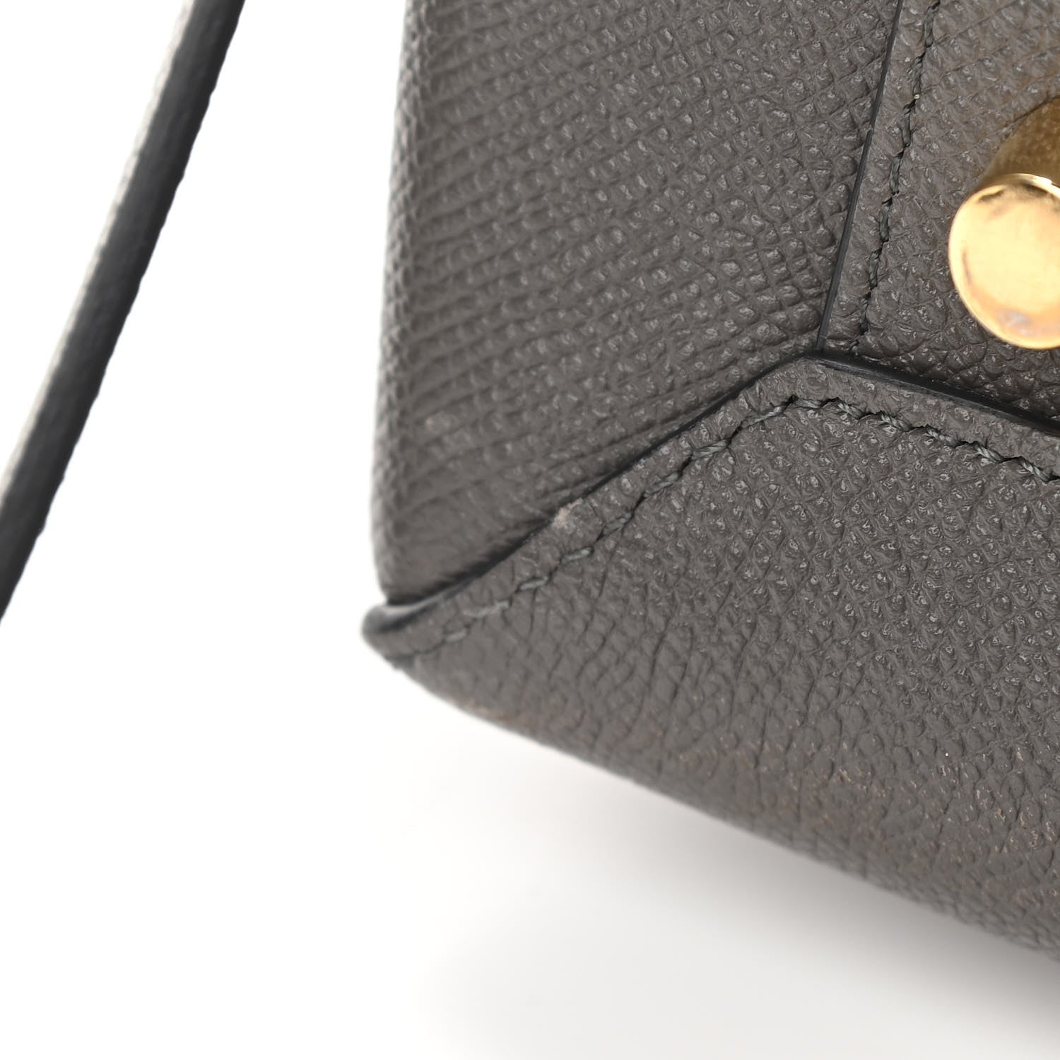 Celine Grained Calfskin Mini Belt Bag Grey 11 of 13