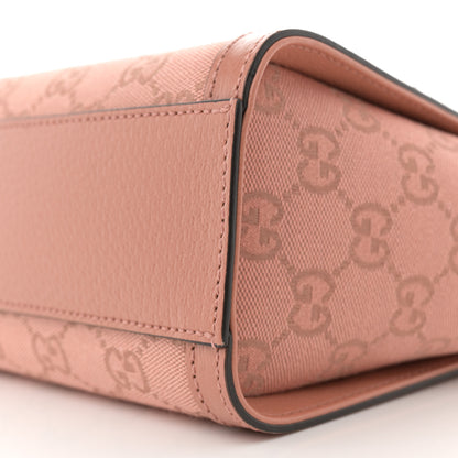 Gucci GG Supreme Monogram Small Ophidia Tote Bag Pink 10 of 11