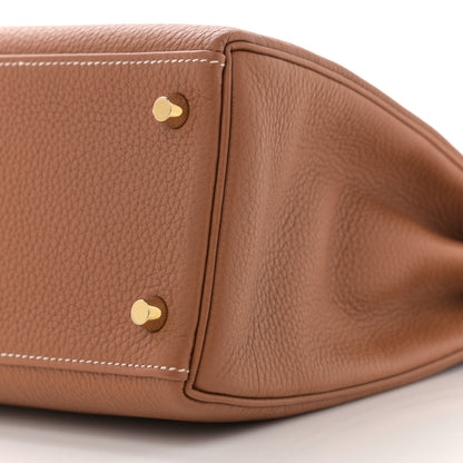 Hermes Togo Kelly Retourne 32 Gold 9 of 10