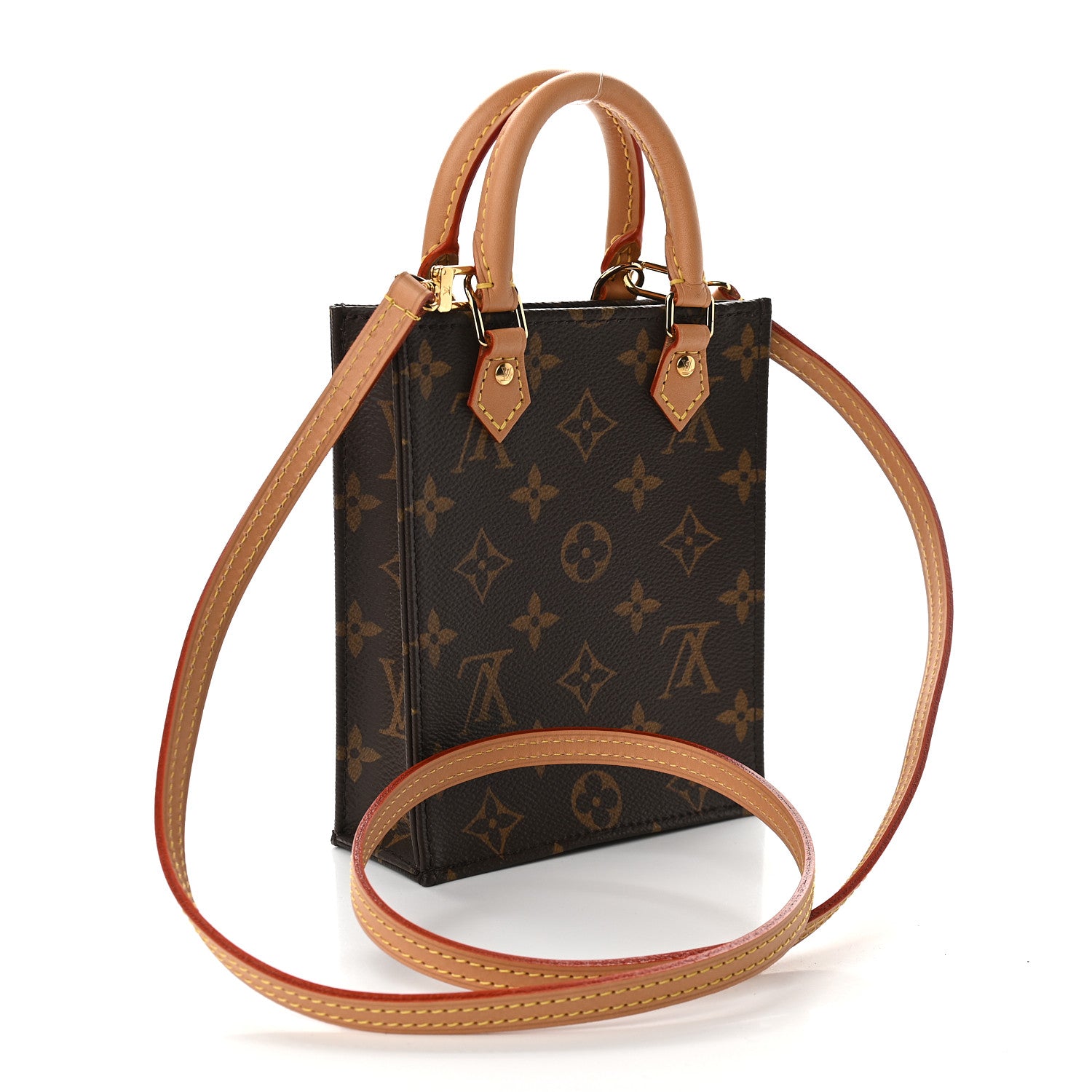 Louis Vuitton Monogram Petit Sac Plat 3 of 9