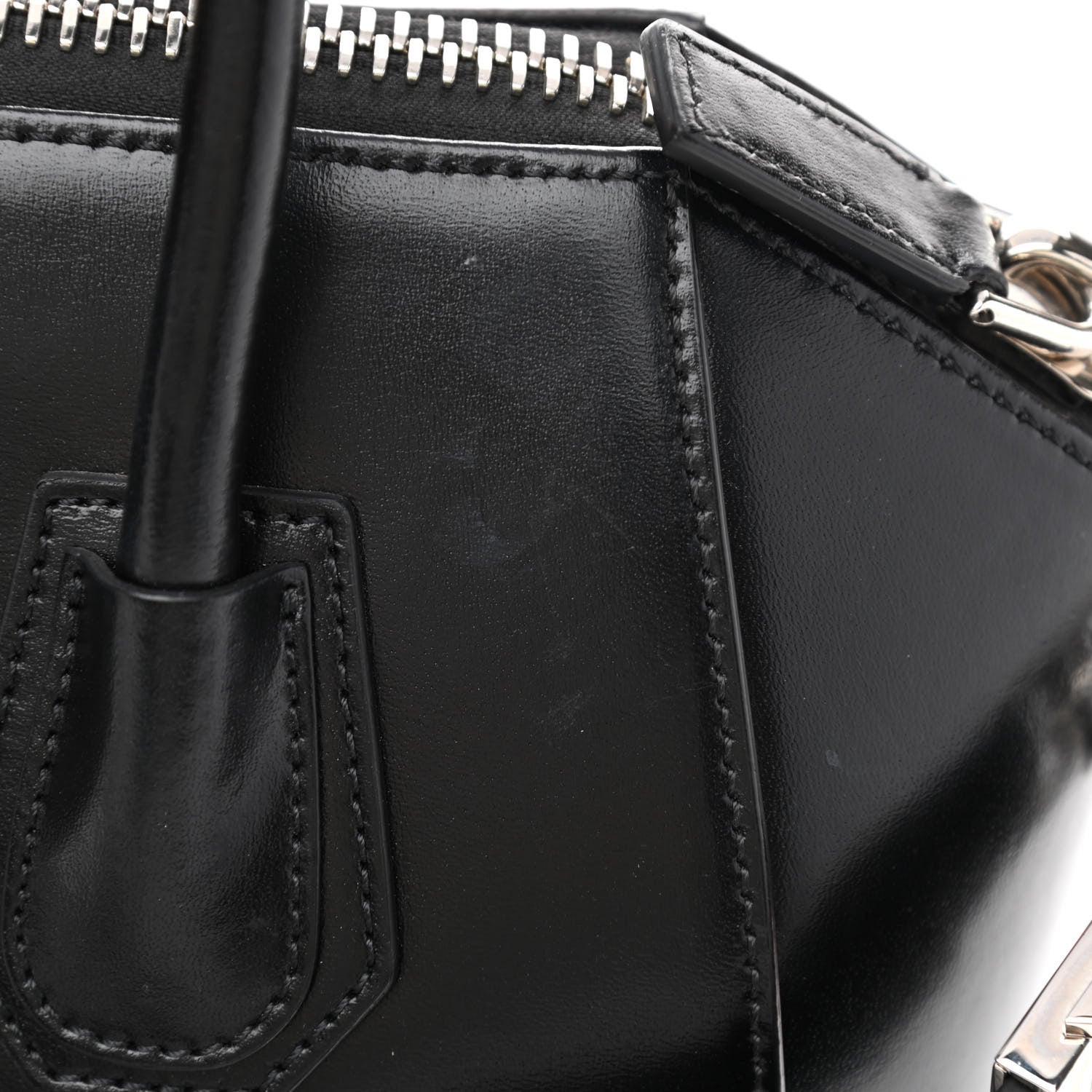 Givenchy Shiny Lord Calfskin Small Antigona Black 11 of 11
