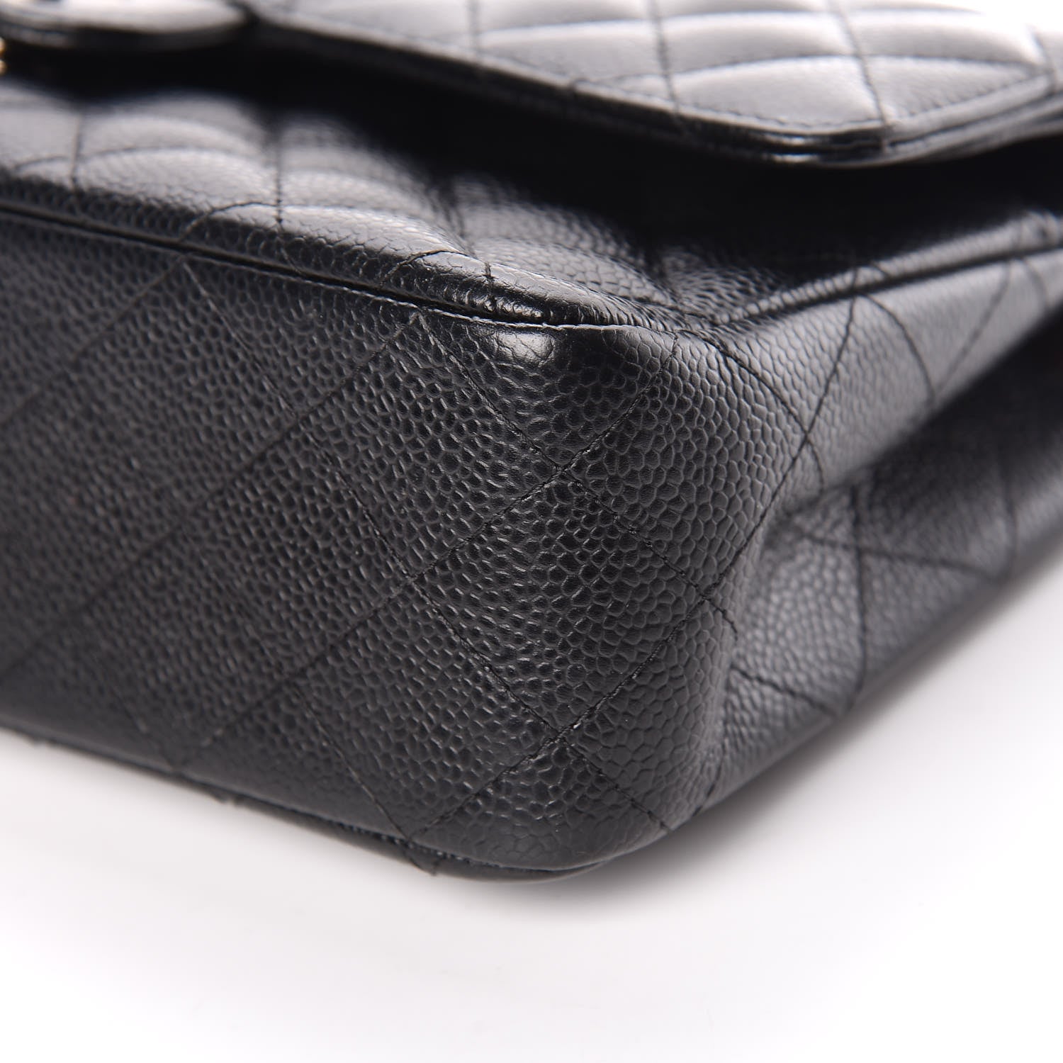 Chanel Caviar Quilted Medium Double Flap Black 7 of 15