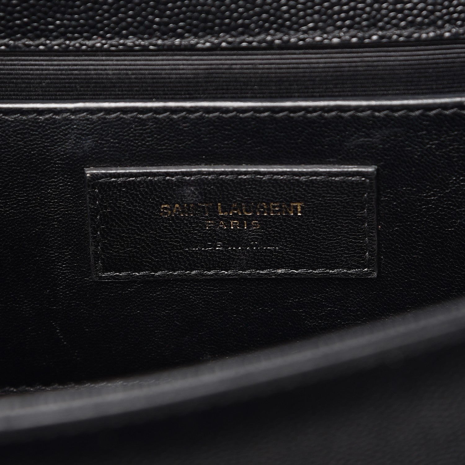 Saint Laurent Grain De Poudre Medium Classic Monogram Kate Satchel Black 7 of 8