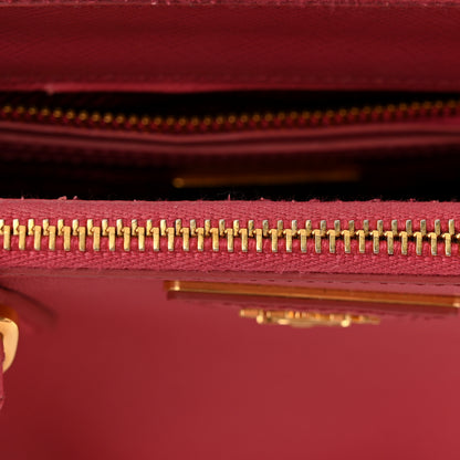 Prada Saffiano Mini Galleria Double Zip Tote Tamaris 17 of 17