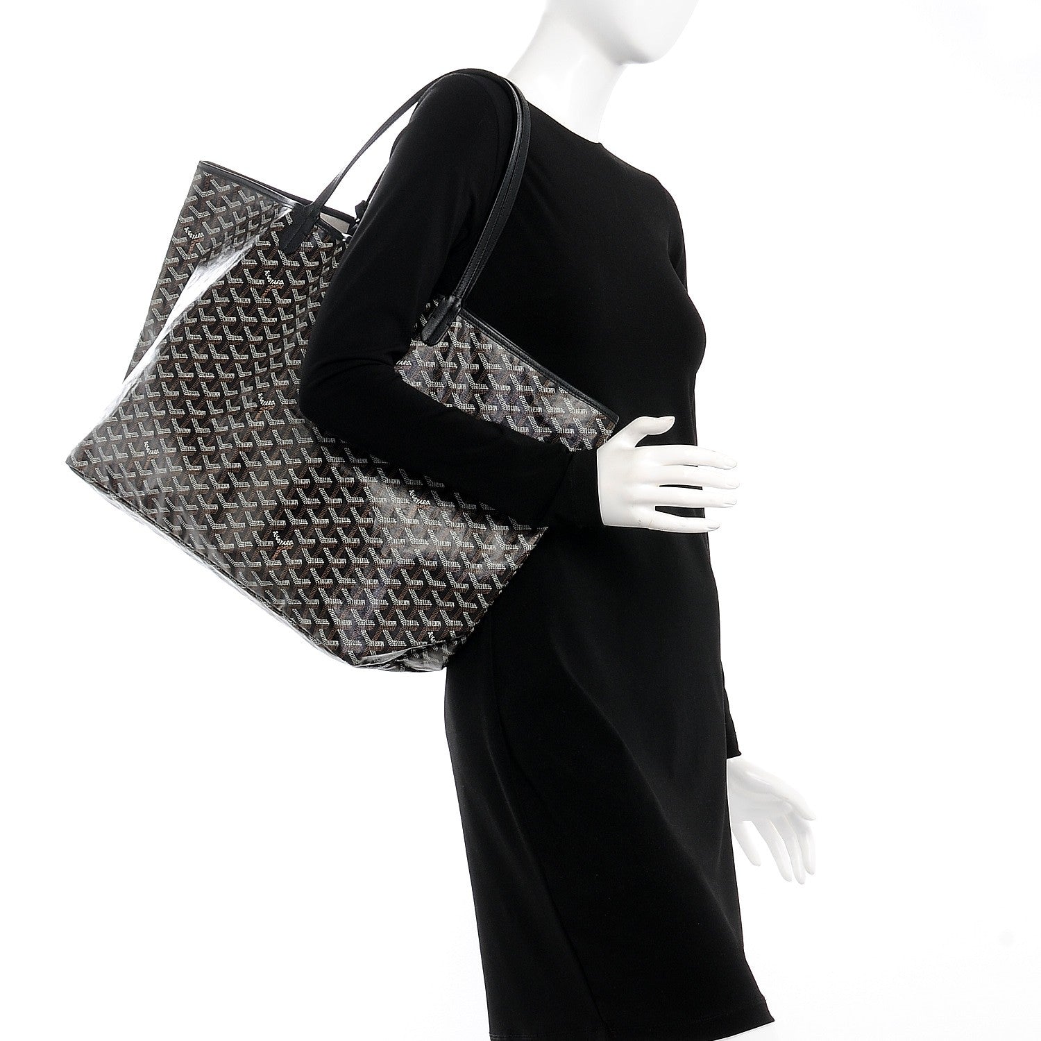 Goyard Goyardine Saint Louis GM Black 2 of 7