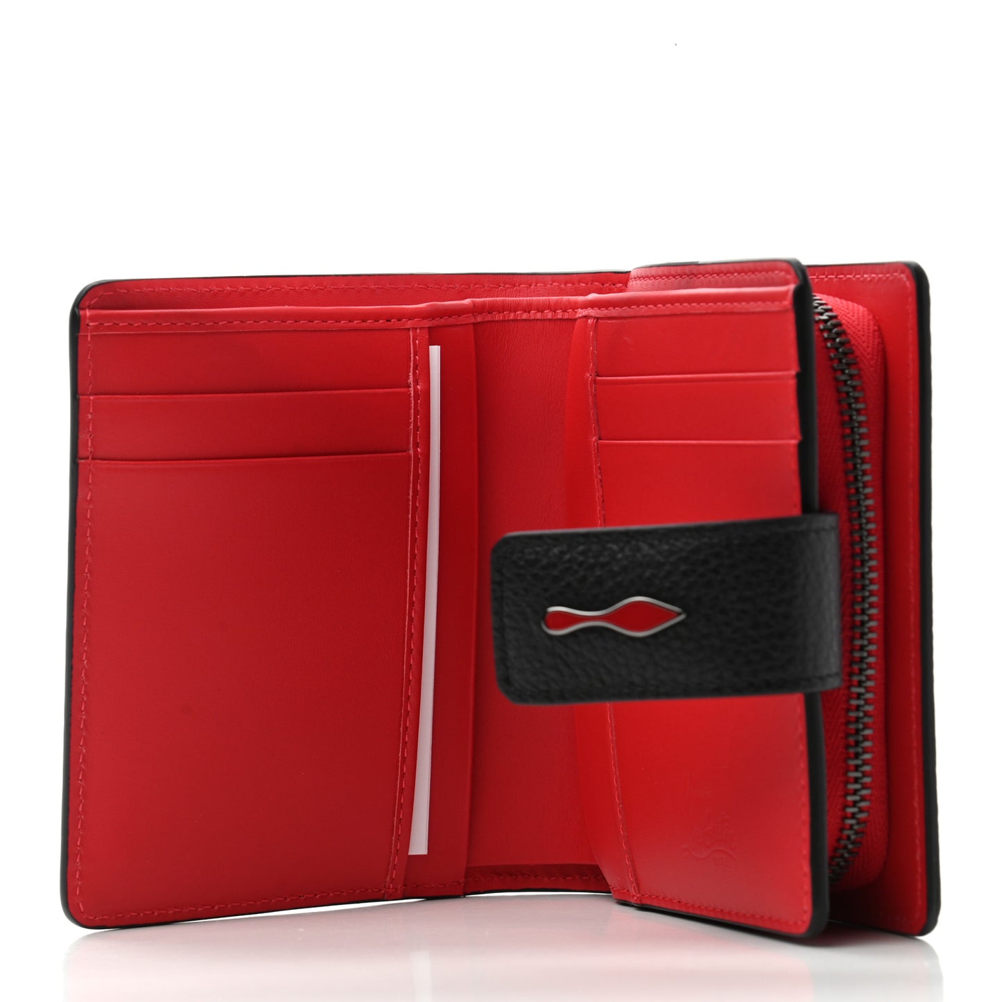 Calfskin Mini Paloma Wallet Black