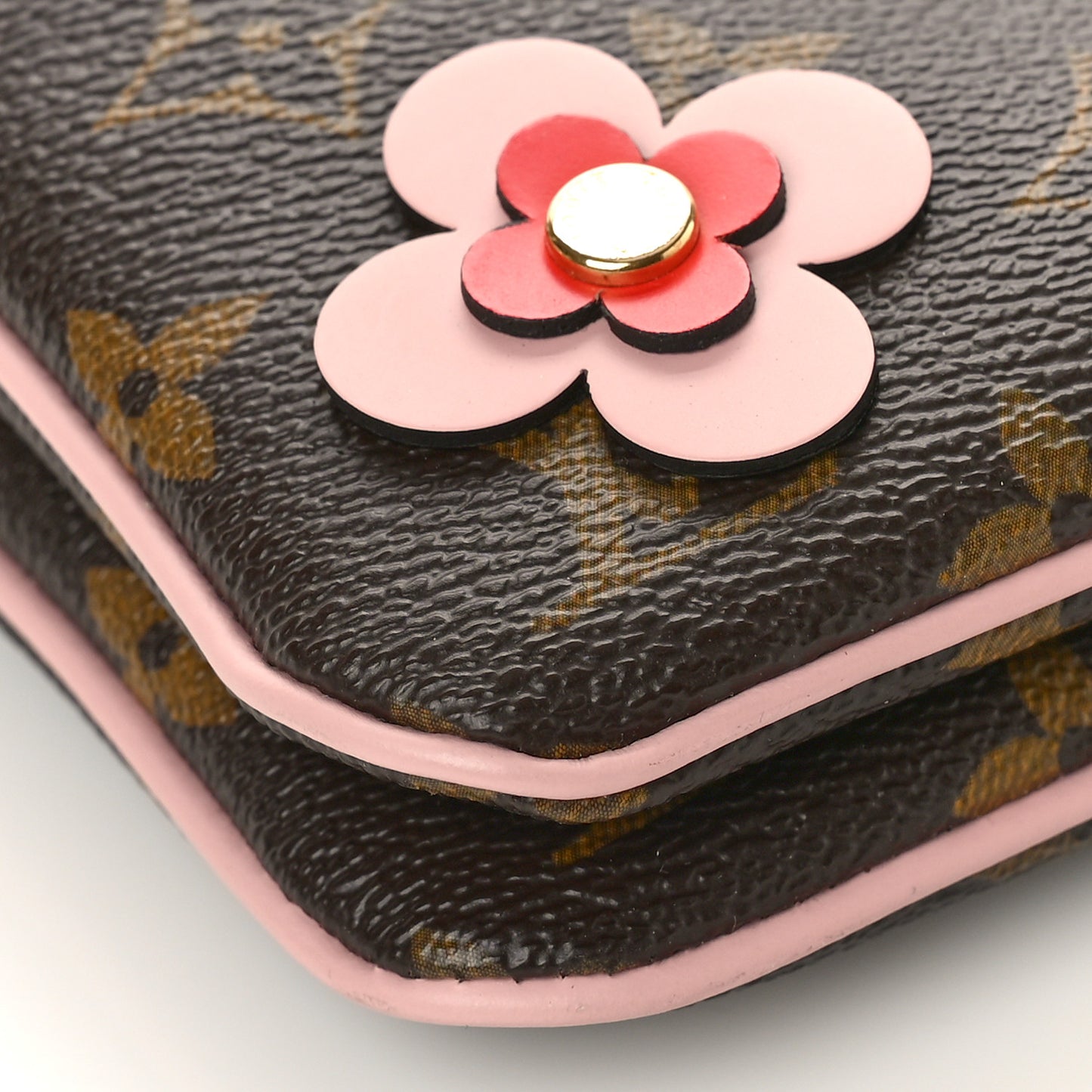Monogram Blooming Flowers Double Zip Pochette