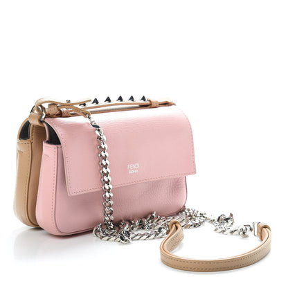 Fendi Vitello Dolce Hypnoteyes Micro Double Baguette Cuoio Bubblegum Multicolor 3 of 13