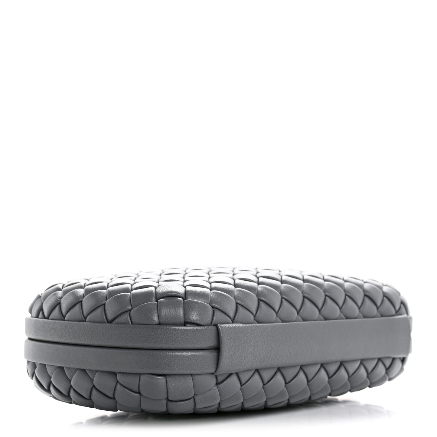 Nappa Intrecciato Minaudiere Knot Clutch Slate