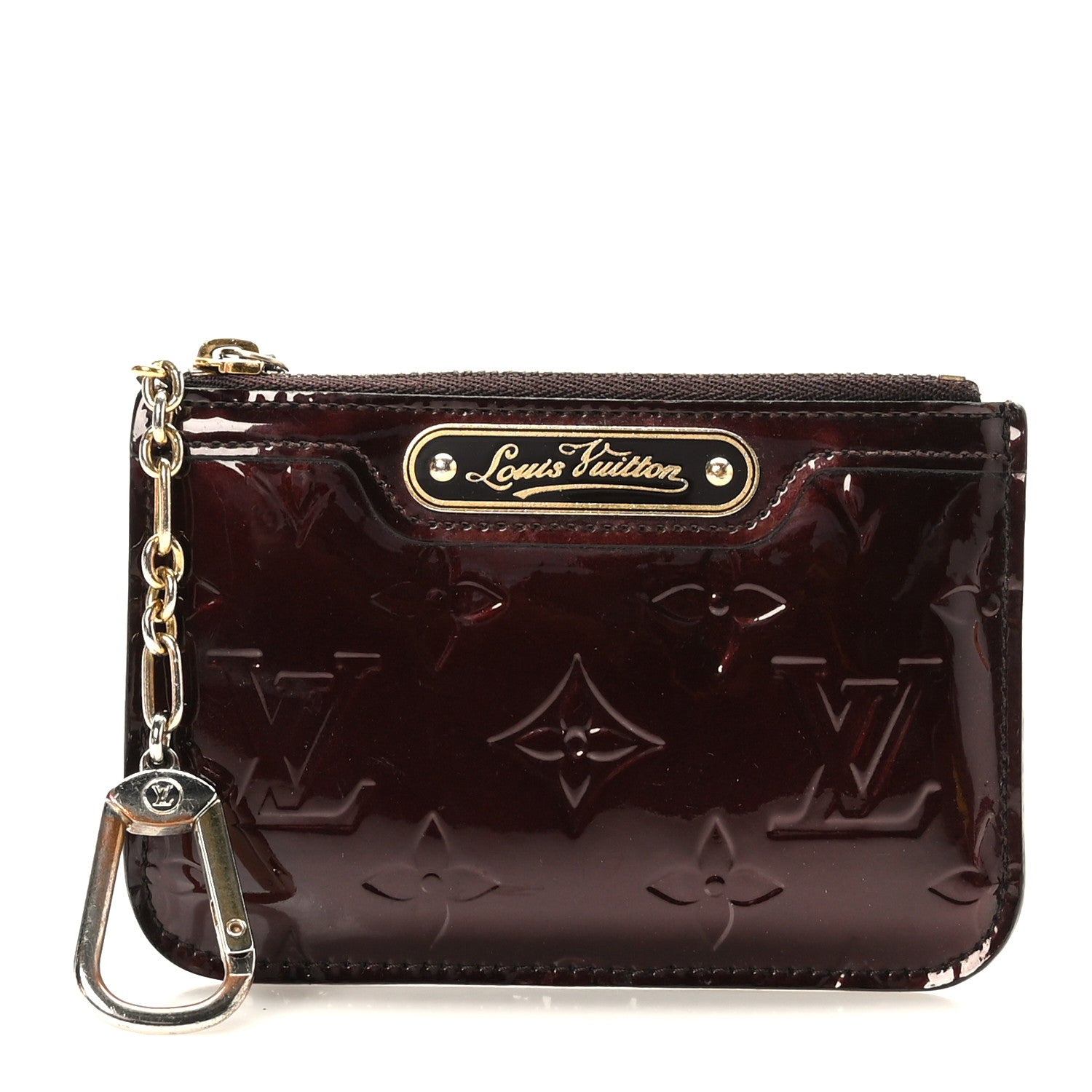 Louis Vuitton Vernis Key Pouch Amarante 1 of 7
