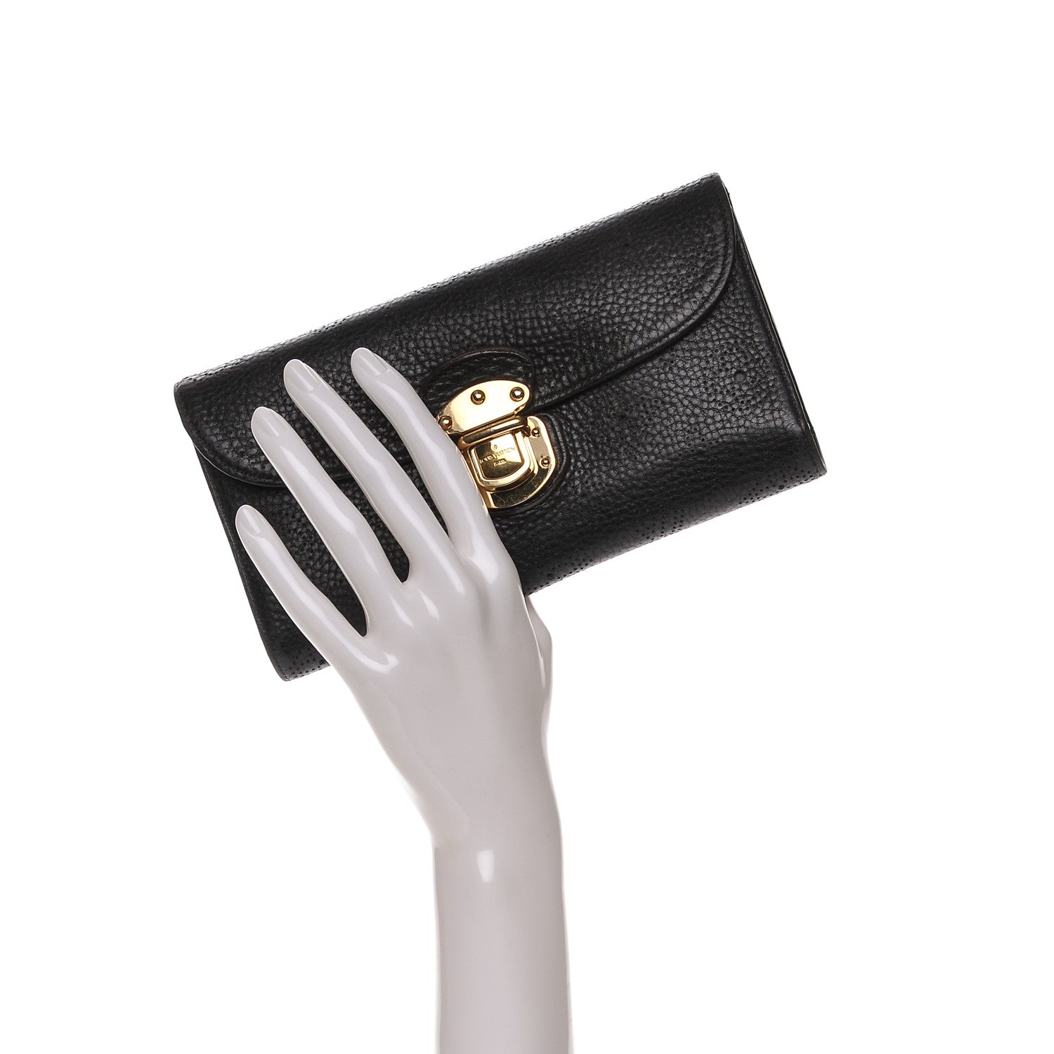 Louis Vuitton Mahina Amelia Wallet Black 2 of 10