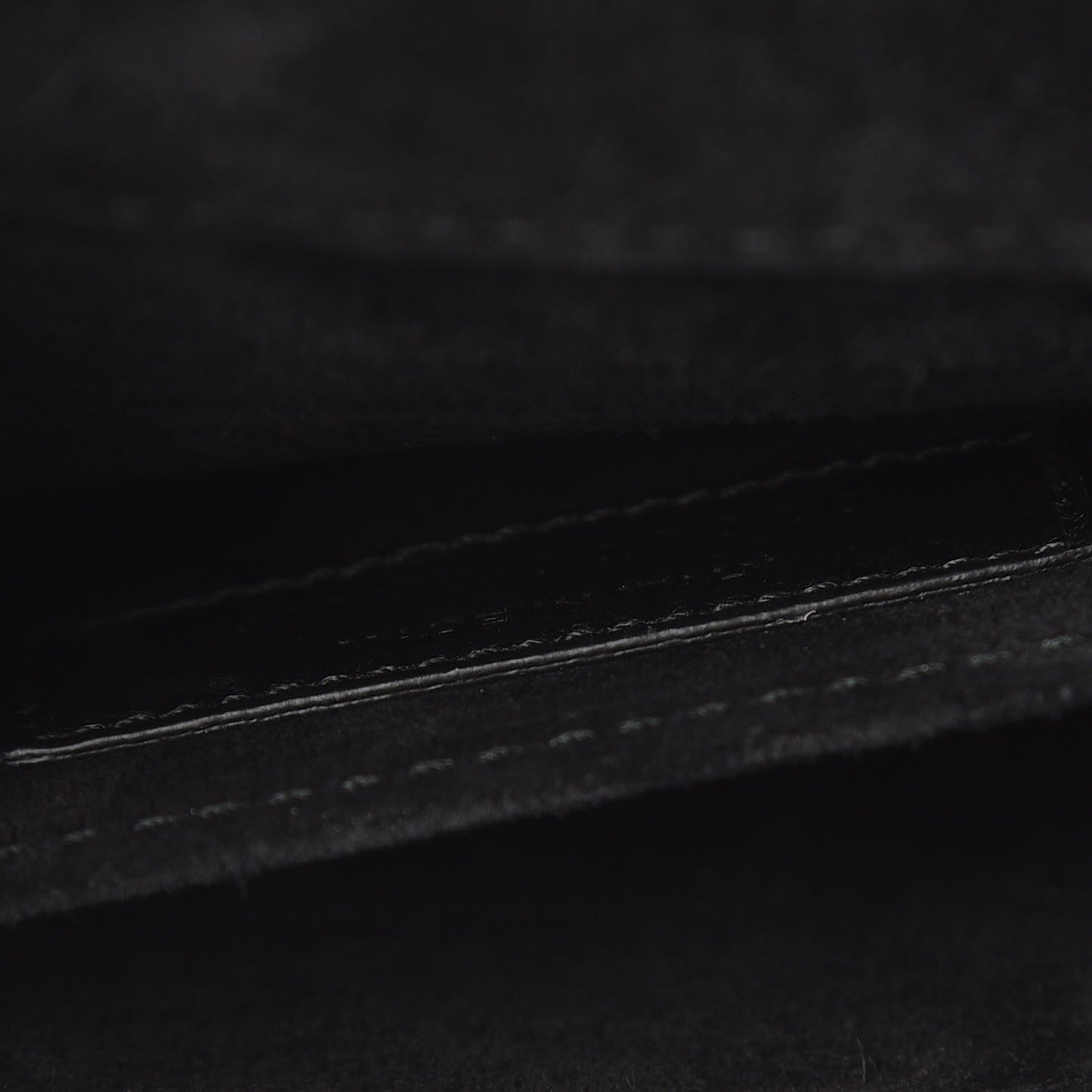 Calfskin Classic Y Ligne Clutch Black