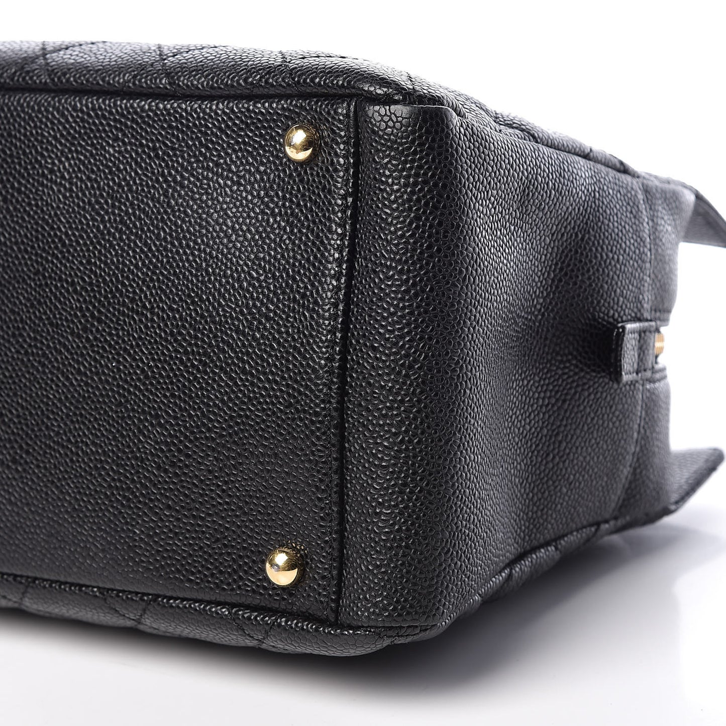 Caviar Quilted Petit Timeless Tote PTT Black
