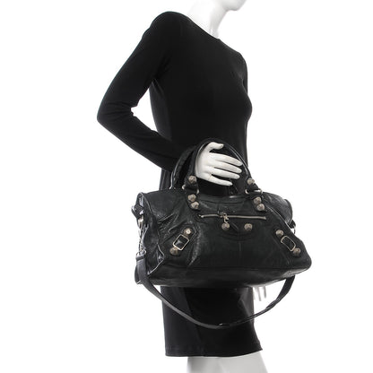 Balenciaga Agneau Giant 21 Silver Hardware Part Time Anthracite 2 of 15