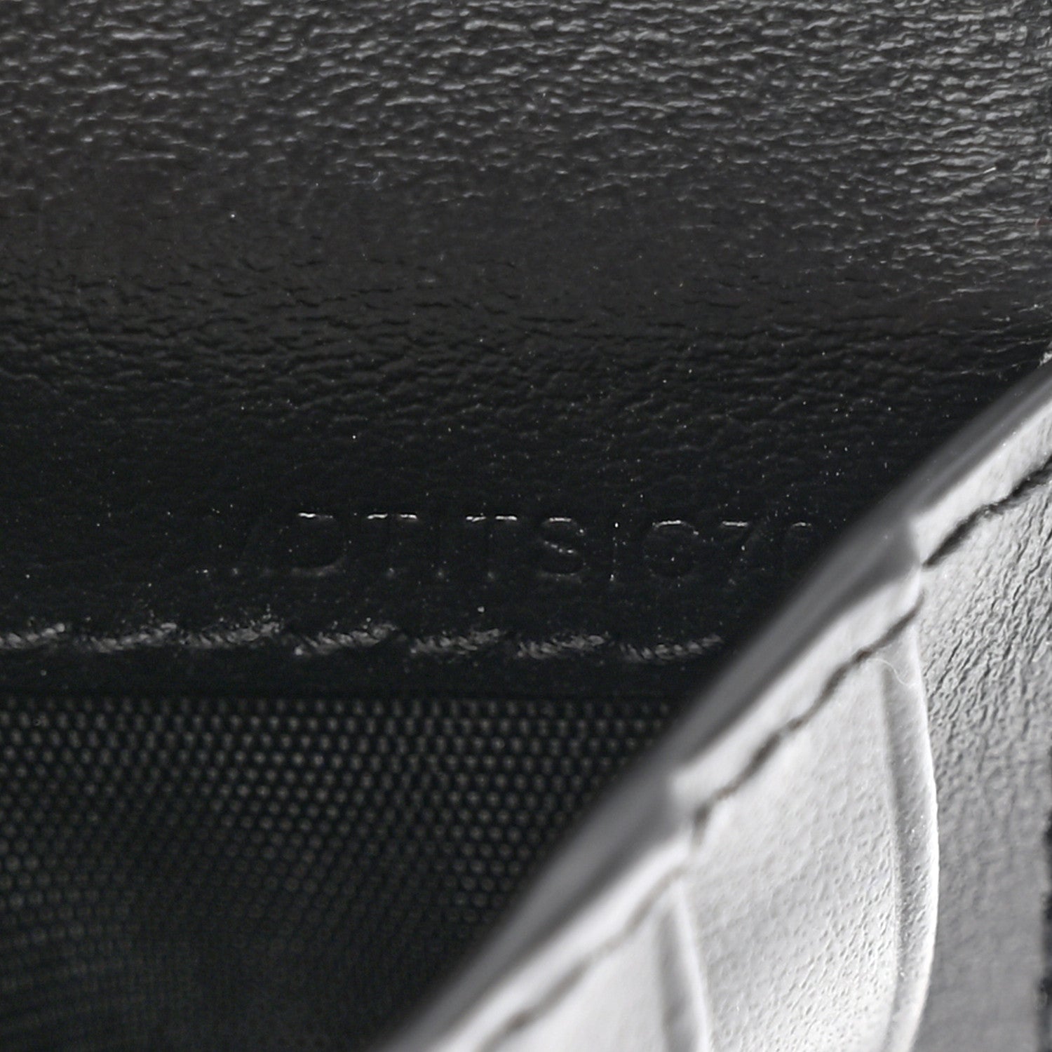 Burberry Calfskin Embossed TB Print Bi-Fold Wallet Black White 8 of 8