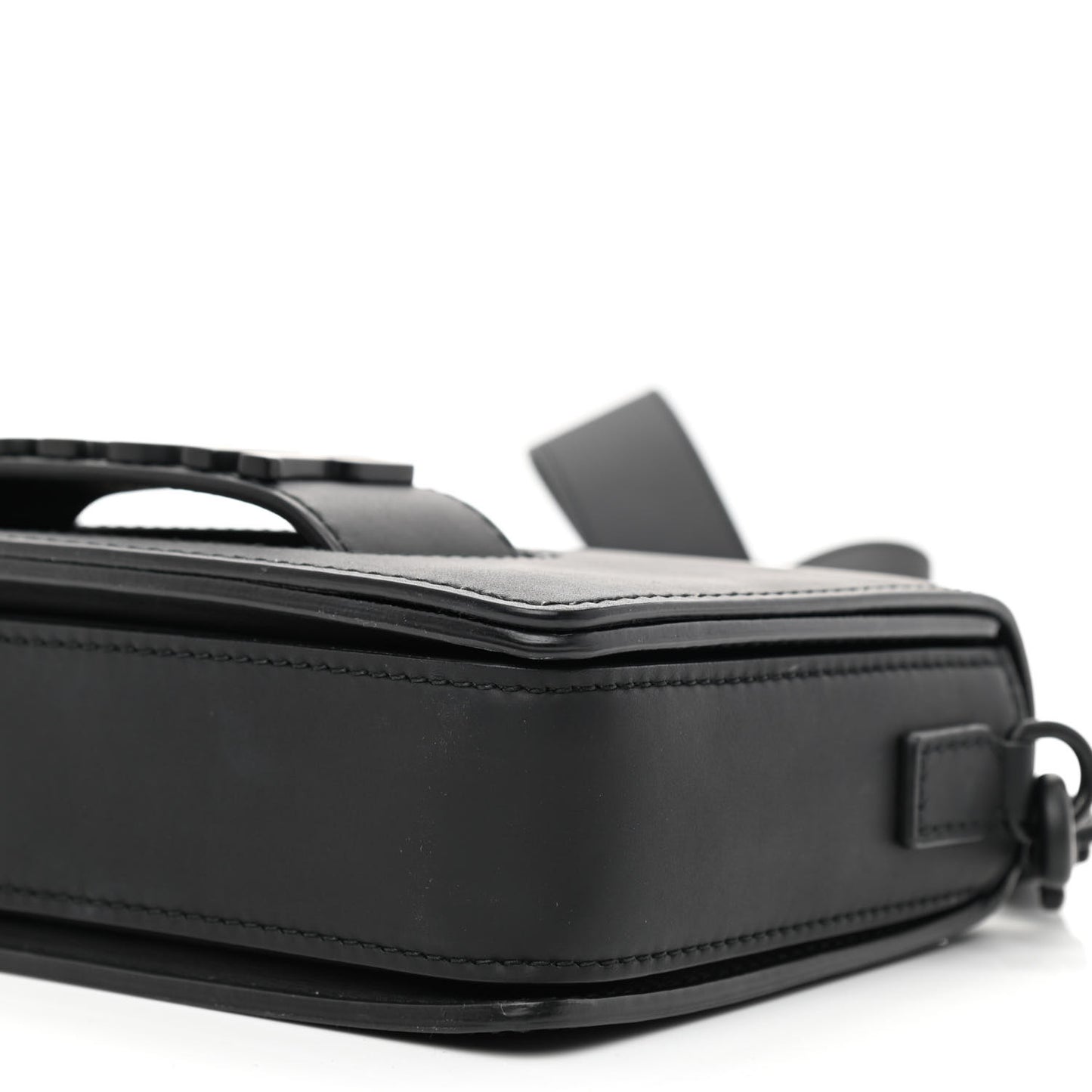 Ultra Matte Calfskin Dio(r)evolution Flap Bag Black