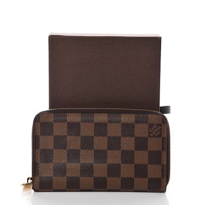 Louis Vuitton Damier Ebene Zippy Compact Wallet 6 of 6