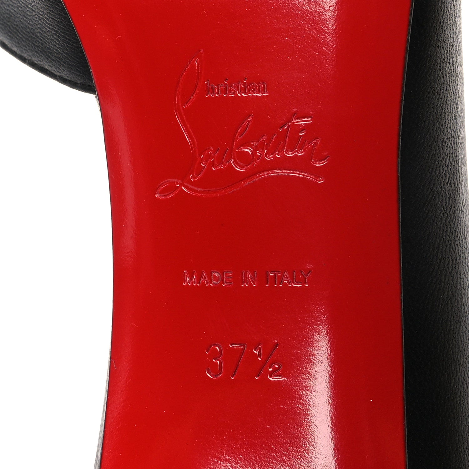 Christian Louboutin Shiny Nappa Iriza 85 Pumps 37.5 Black 6 of 11