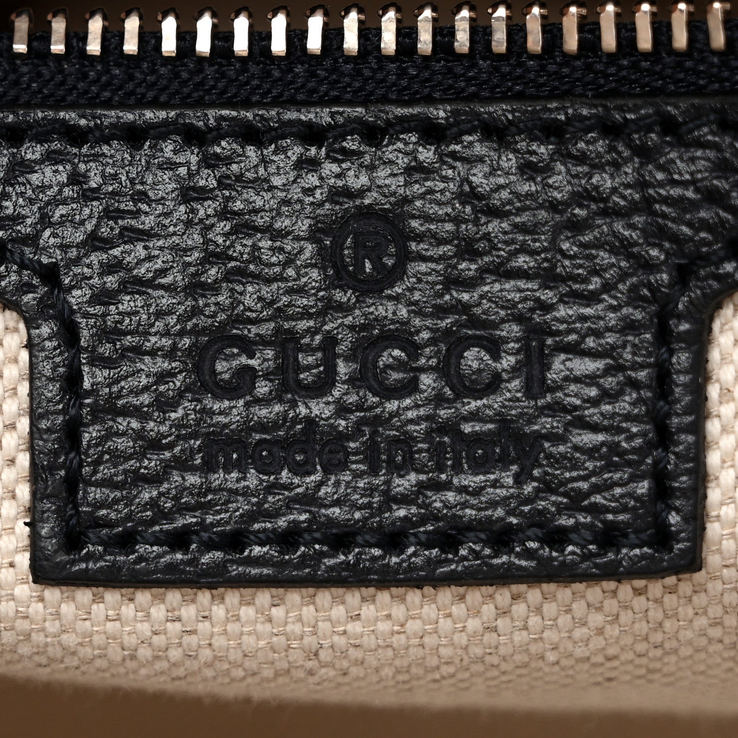 Gucci GG Supreme Monogram Web Medium Ophidia Top Handle Bag Beige Blue 6 of 12