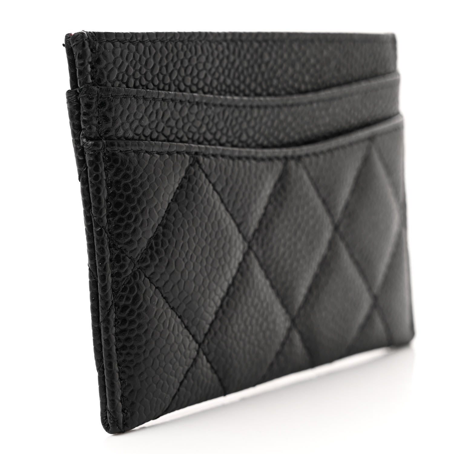 Chanel Caviar Quilted Card Holder Black 3 of 9