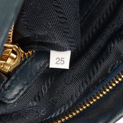 Prada Nappa Antique Shoulder Bag Denim 9 of 10