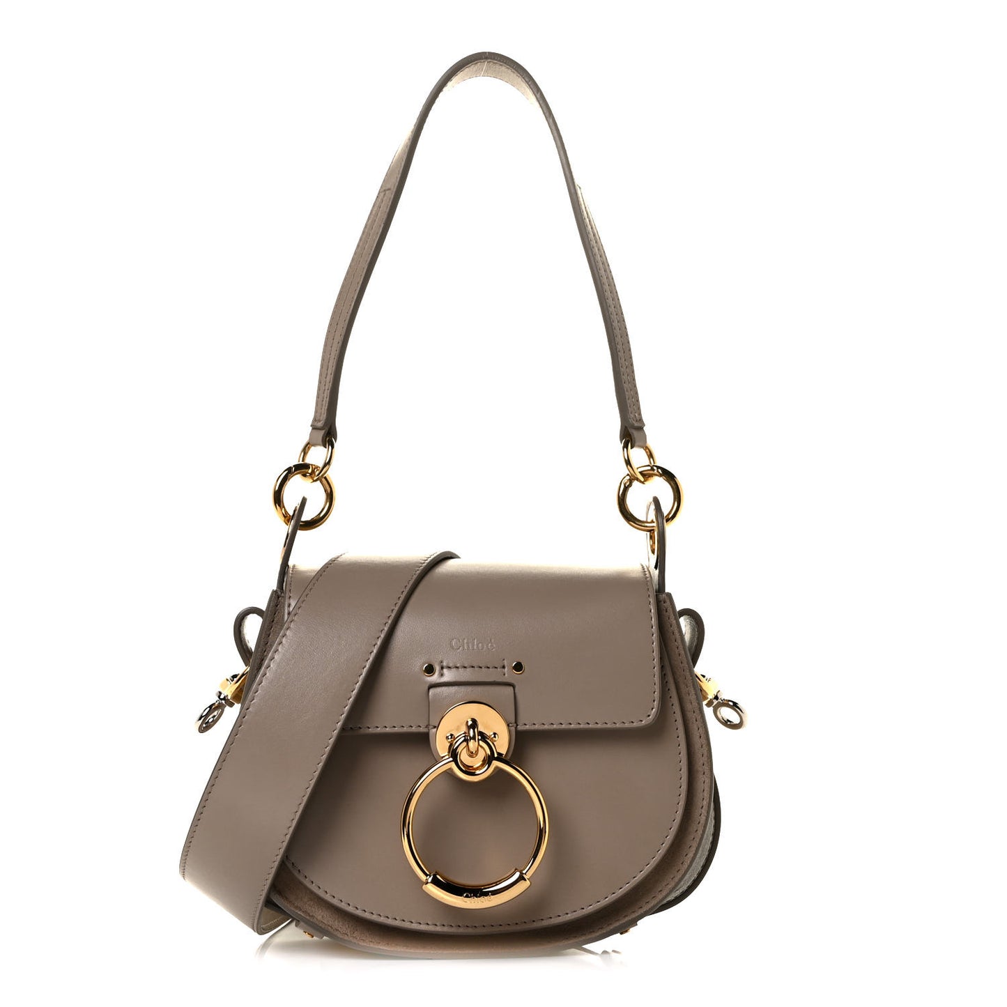 Calfskin Small Tess Bag Motty Grey
