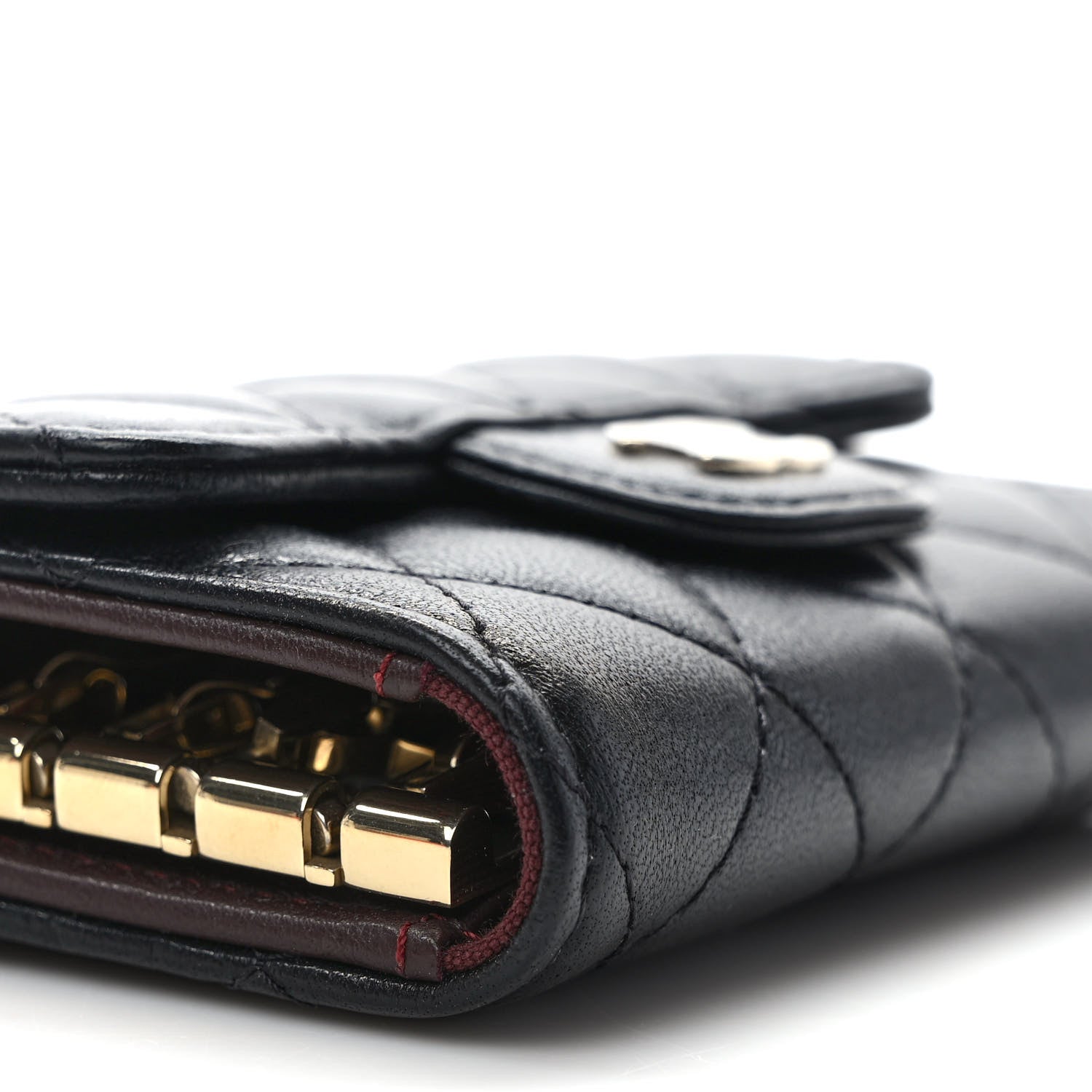 Chanel Lambskin Quilted 4 Key Holder Black 7 of 11