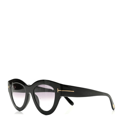Tom Ford Slater Cat Eye Sunglasses TF658 Black 1 of 8