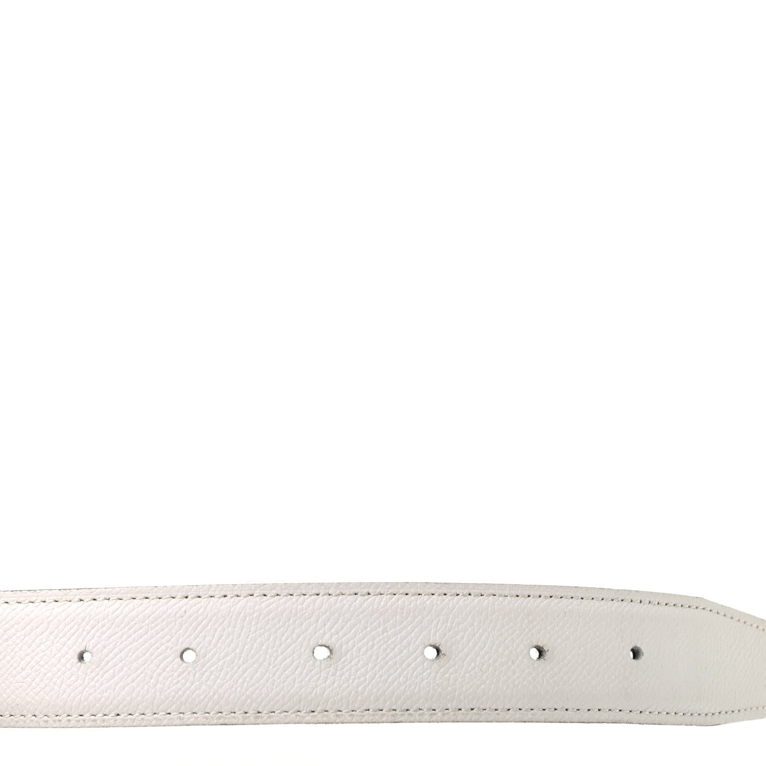Hermes Swift Epsom 32mm Belt Strap 85 Black White 6 of 6