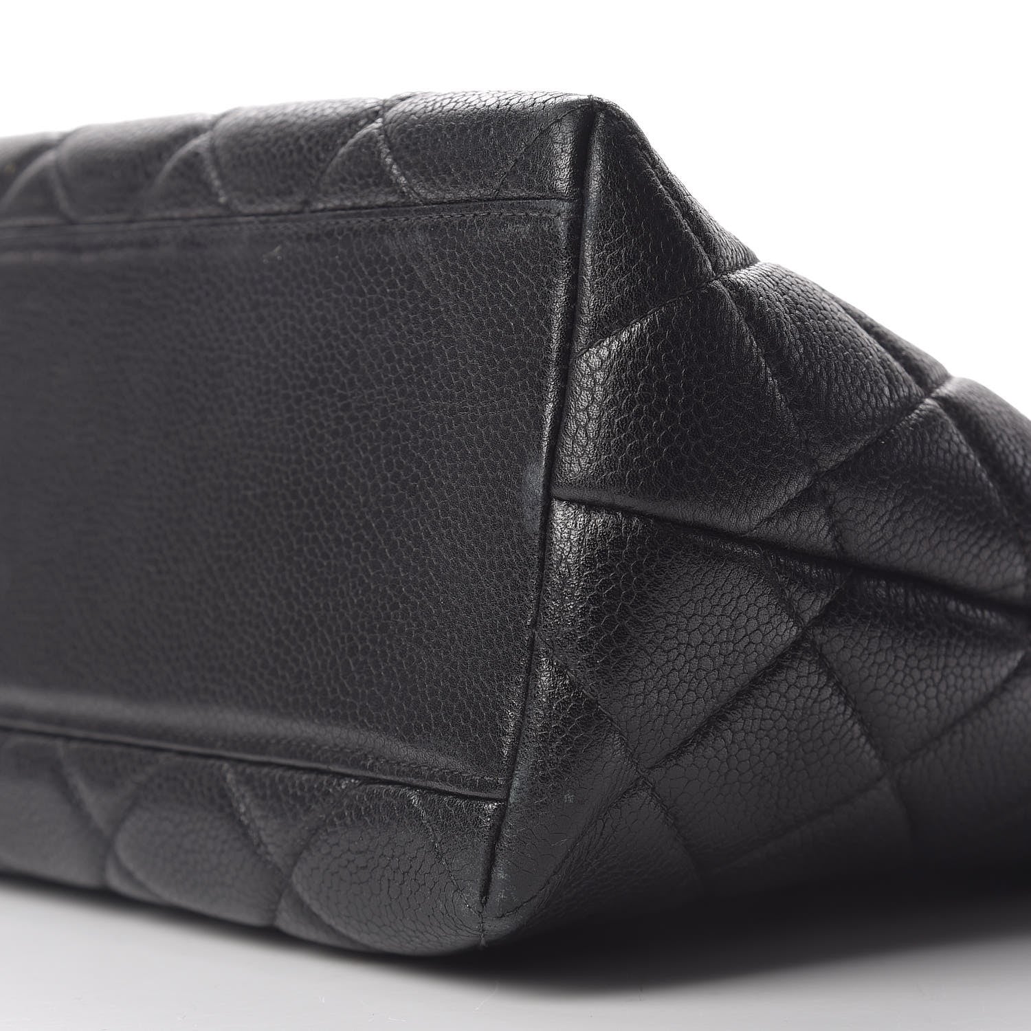 Chanel Caviar Quilted Jumbo Kelly Flap Black 10 of 11