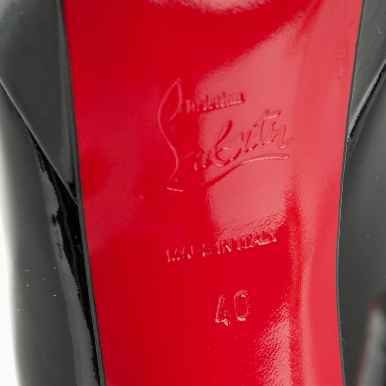 Christian Louboutin Patent Bianca 140 Pumps 40 Black 6 of 6