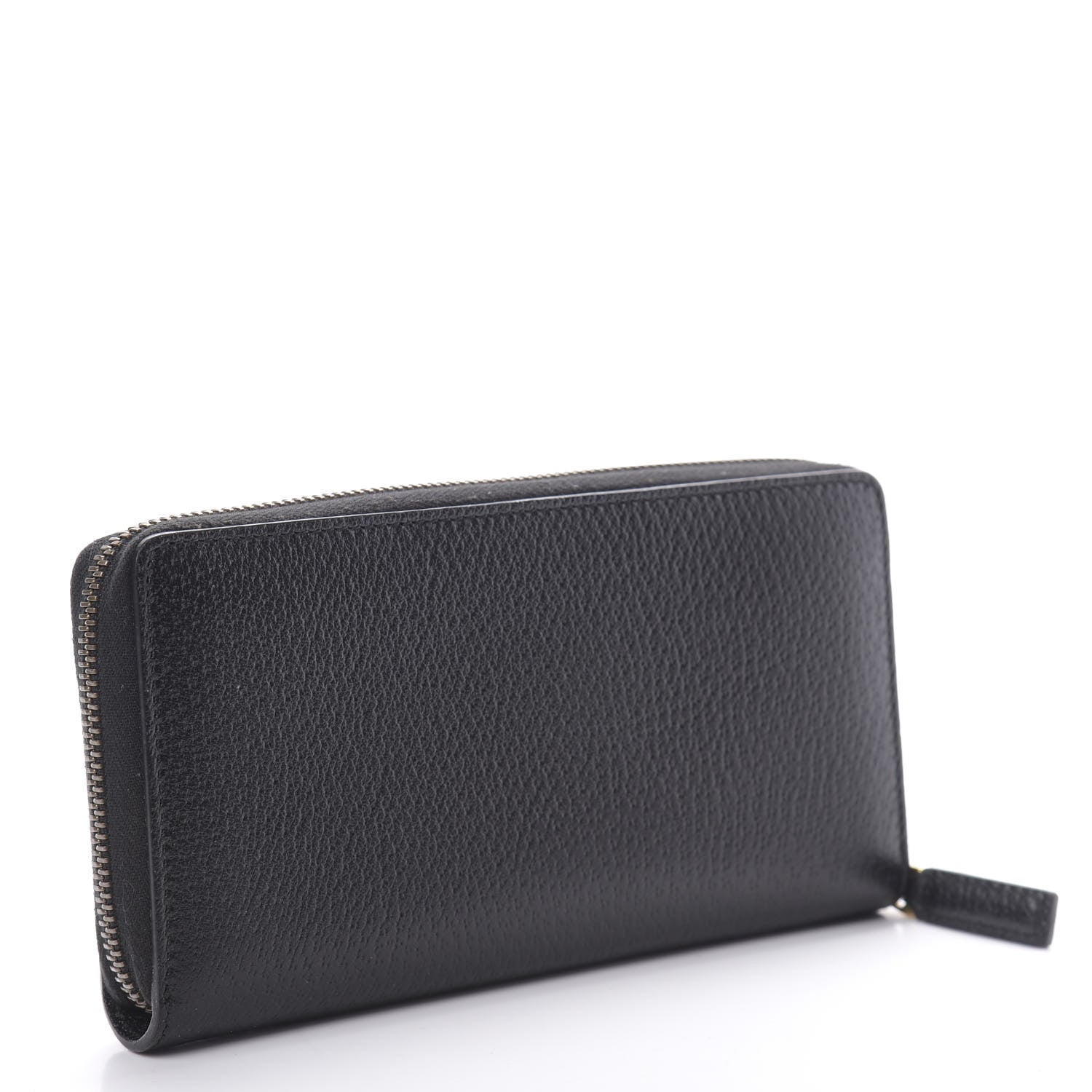 Gucci Calfskin Web Zip Around Wallet Black 2 of 8